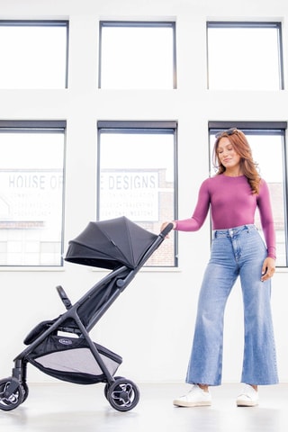 Poussette trio MyAvo - Noir - Dès la naissance - Jusqu'à 22 kg