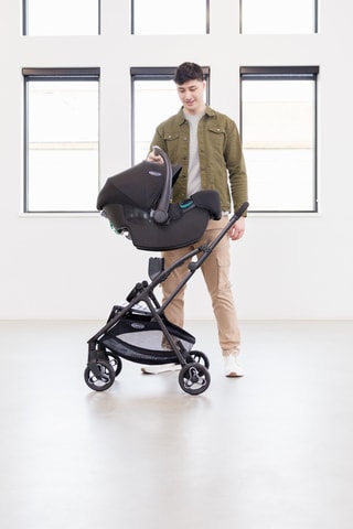 Poussette trio MyAvo - Noir - Dès la naissance - Jusqu'à 22 kg