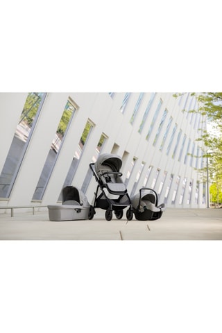 Poussette trio Near2Me DLX - Gris - Dès la naissance - Jusqu'à 22 kg