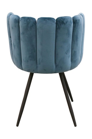 2 sillas - Azul pato y negro