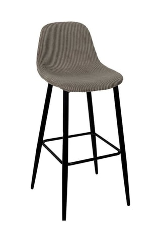 2 sillas de bar Scott - Topo y negro