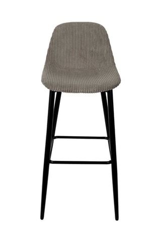 2 sillas de bar Scott - Topo y negro
