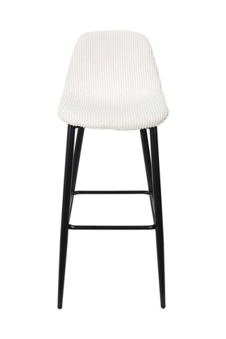 2 sillas de bar Scott - Beige y negro