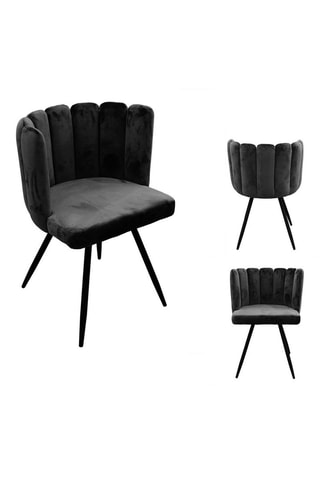 2 sillas Ariel - Negro