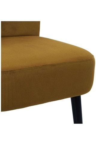 Silla poltrona Giulia - Amarillo y negro