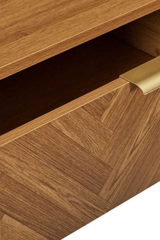 Consola de 2 cajones de madera y pino Felix - 100 x 80 x 35 cm