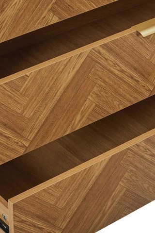 Cómoda de 3 cajones de madera y pino Felix - 90 x 79 x 49 cm