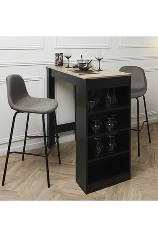 2 taburetes Giulia - 
Gris