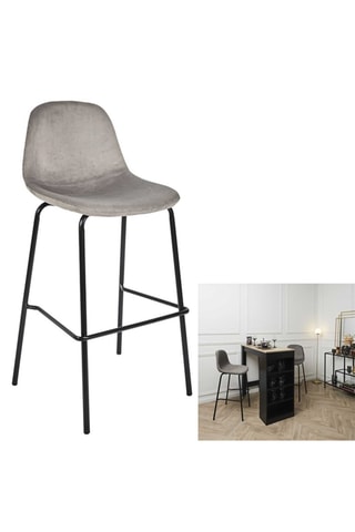 2 taburetes Giulia - 
Gris