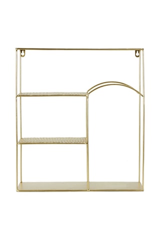 Estantería mural - Dorado