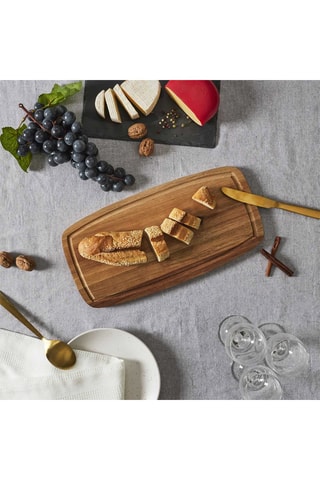 Tabla de pan de acacia - 36 x 1,5 x 18 cm