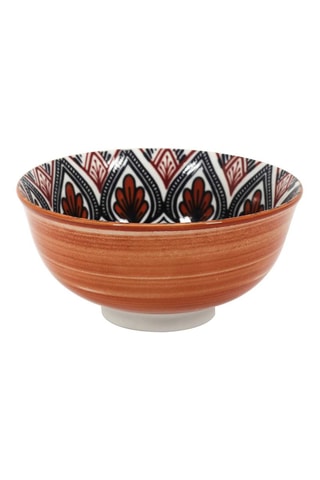 6 bols en porcelaine Mandala - 12 cm