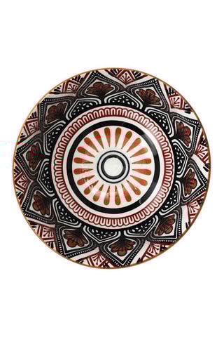6 bols en porcelaine Mandala - 12 cm