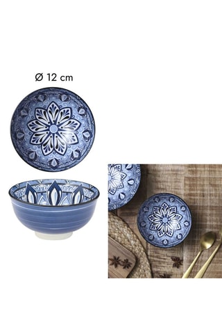 6 bols  en porcelaine Jaipur - 57 cl