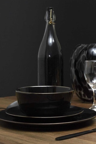 6 boles de gres Liseré doré - 40 cl