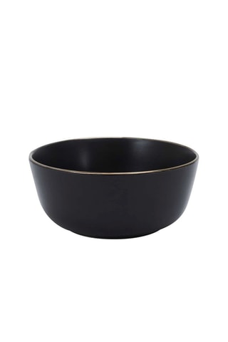 6 boles de gres Liseré doré - 40 cl