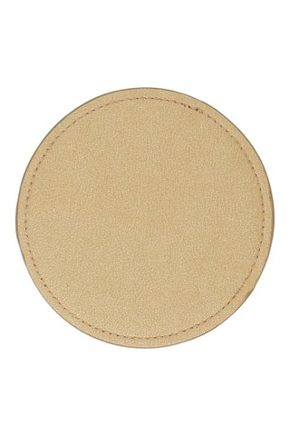 4 posavasos - 
10 cm - Dorado