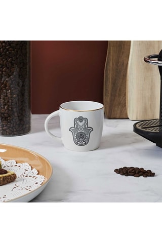 Mug in ceramica e grès - 33 cl - Modello casuale