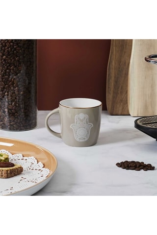 Mug in ceramica e grès - 33 cl - Modello casuale