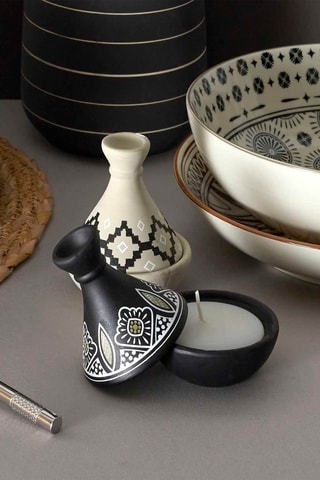 Vela perfumada Madera de sándalo, ámbar y almizcle blanco - Tajine