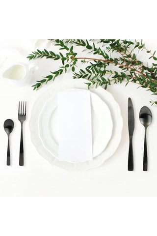 Cubertería de acero inoxidable - 16 piezas