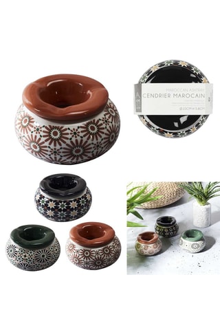 Cenicero marroquí Mirage - 10 cm - Modelo aleatorio