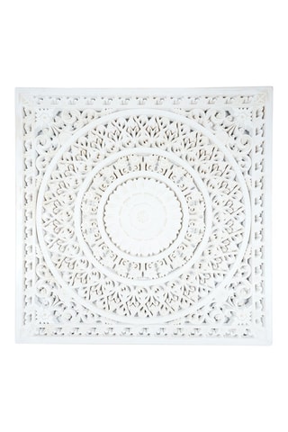 Adorno mural - Blanco - 80 x 8,50 x 81,51 cm