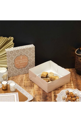 2 cajas para galletas - 25,5 x 9,8 cm