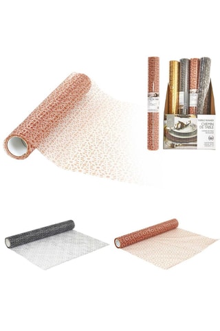 Camino de mesa Mirage - 400 x 0,5 x 28 cm - Modelo aleatorio