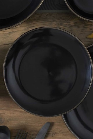 6 platos llanos de cerámica - 20 cm