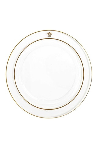 6 platos llanos - 19 cm - Modelo aleatorio