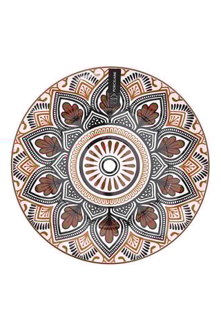 6 assiettes plates en porcelaine Mirage - 19 cm