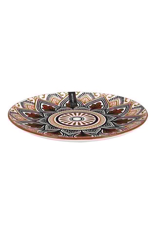 6 assiettes plates en porcelaine Mirage - 19 cm