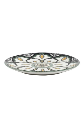 6 assiettes plates en porcelaine Mirage - 19 cm