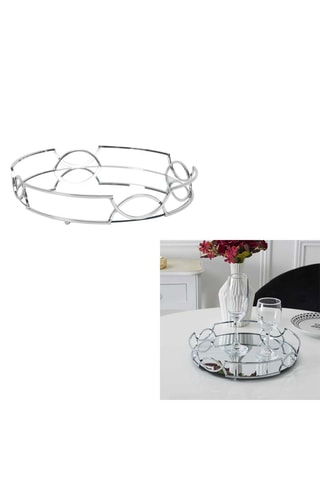 Bandeja - 30 cm - Plateado