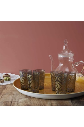 6 verres à thé - 12 cl - Modèle aléatoire