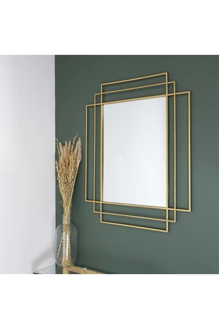 Espejo Lounge - 97 x 70 x 3 cm - Dorado