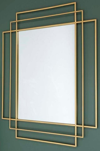 Espejo Lounge - 97 x 70 x 3 cm - Dorado