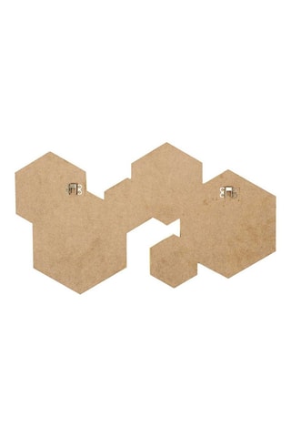 Espejo - 1 x 35 x 57 cm - Dorado