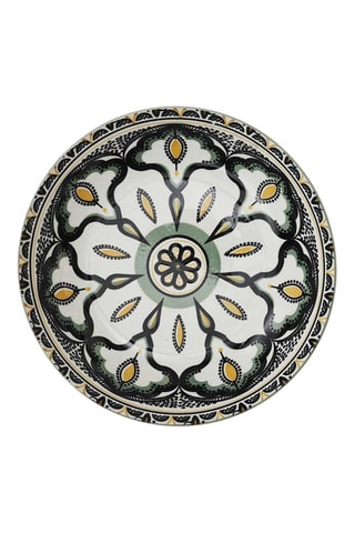 6 assiettes creuses en céramique - 20 cm