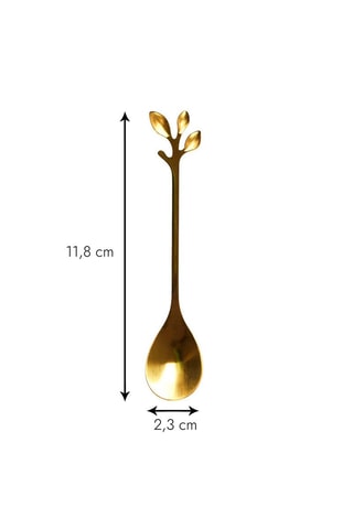 4 cucharillas de café Feuille