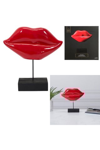 Figura Boca - Negro y rojo - 20 cm