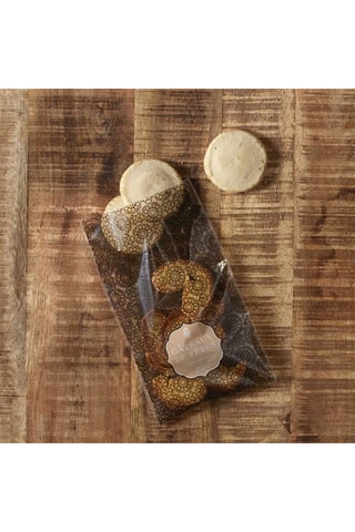 4 bolsitas para pastas con cinta - Gris, negro, beige y blanco