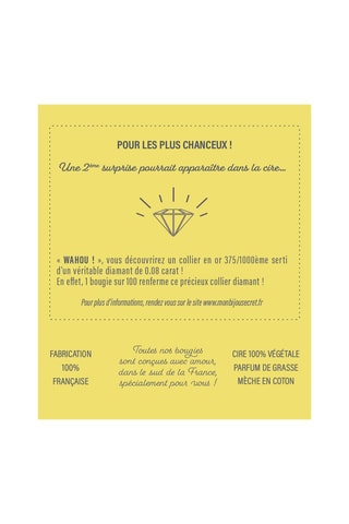 Vela perfumada y pendientes - Velo de almizcle