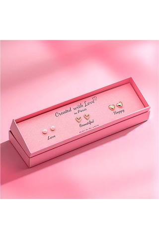 3 pares de dormilonas Heart - Dorado