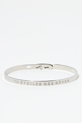 Pulsera Tu étoiles mes rêves - Plateado