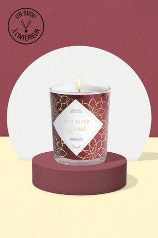 Vela perfumada y pulsera - Jardín de loto