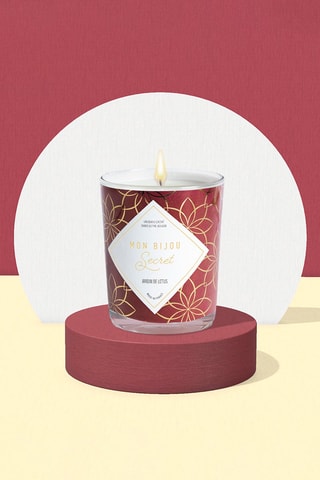 Vela perfumada y pulsera - Jardín de loto