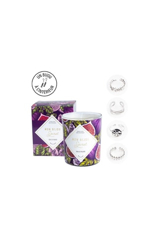 Vela perfumada y anillo - Higo