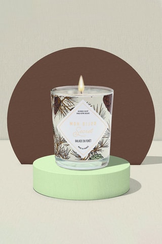 Vela perfumada y collar - Paseo por el bosque